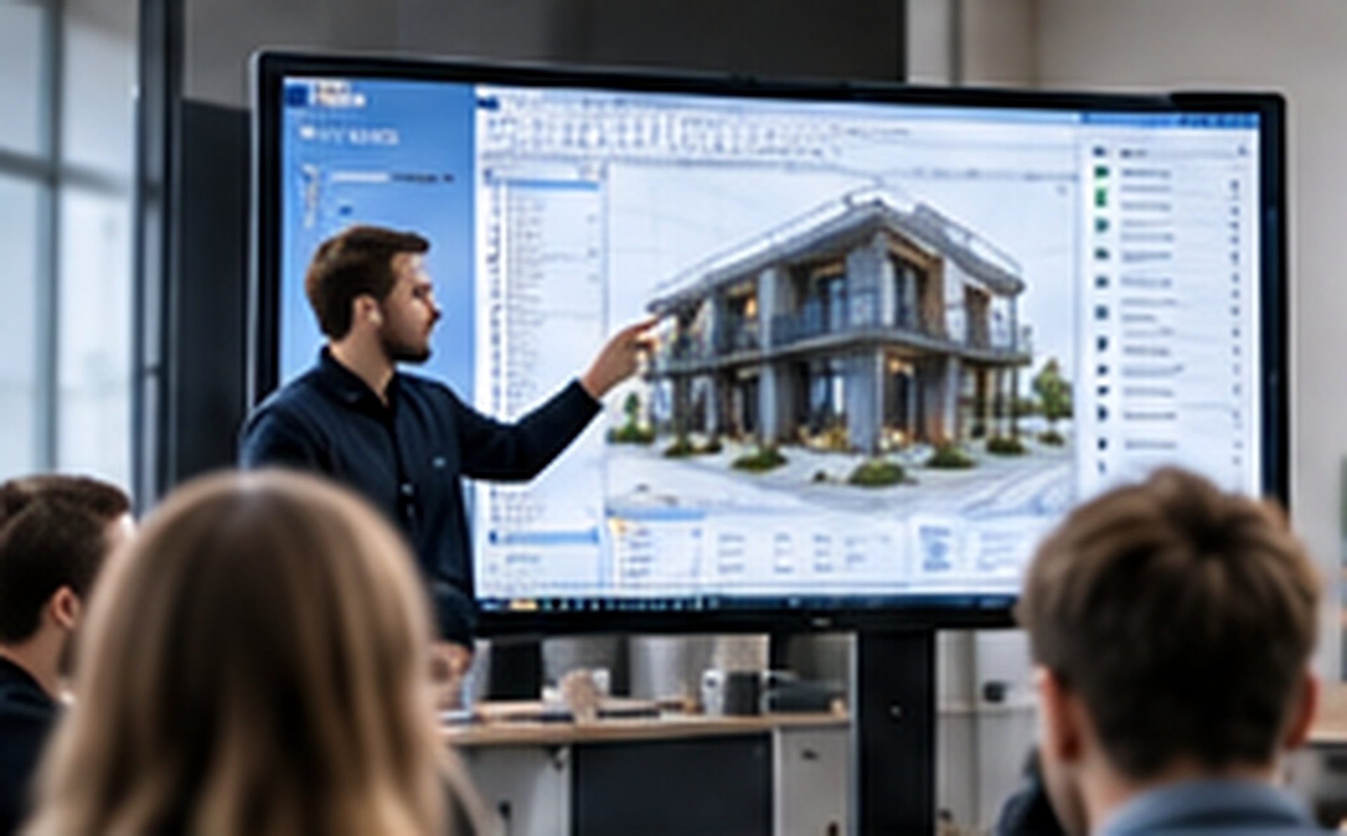 Undervisning med BIM-præsentation
